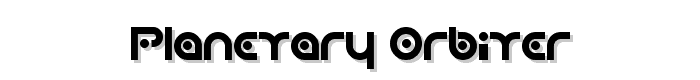 Planetary Orbiter font